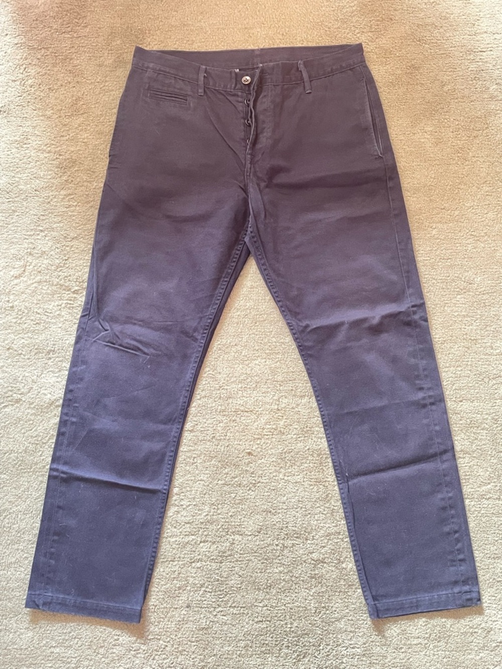 Left Field Men‘a Black Slim Fit Pants